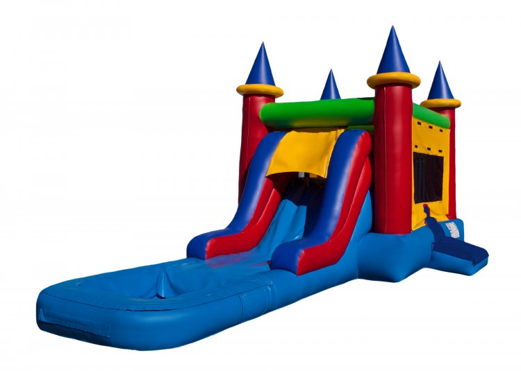 Castle Bounce House with Water Slide