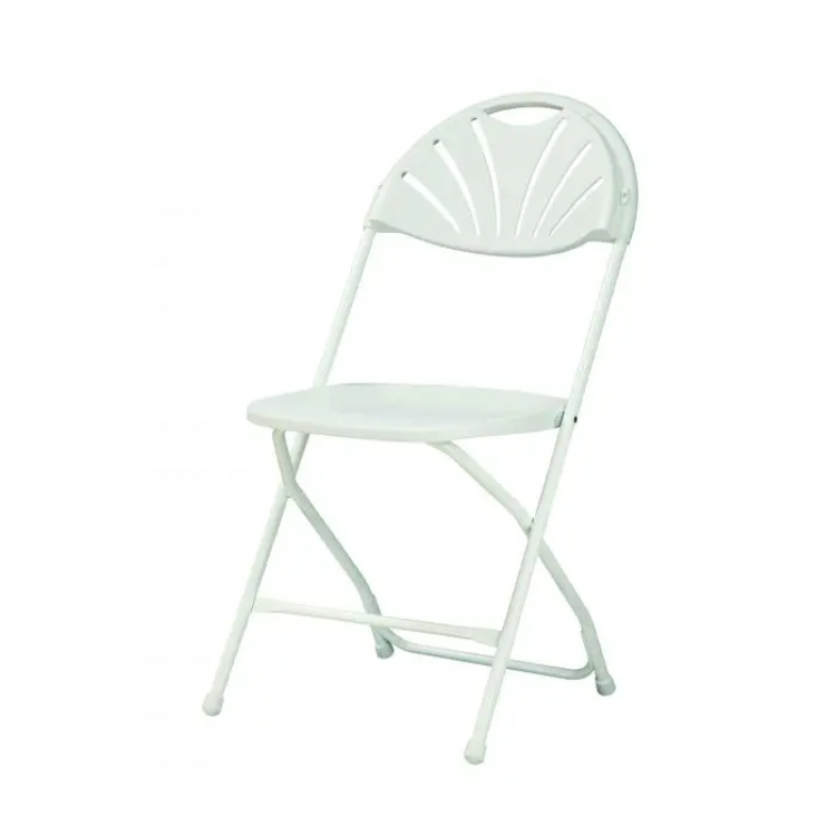 Chair White Fan-Back